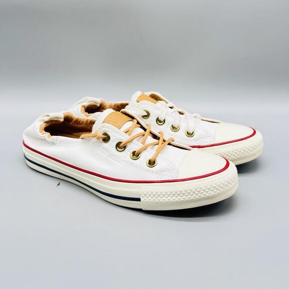 Converse Shoes Womens 7.5 White Chuck Taylor All Star Shoreline Low Top Sneakers - Picture 2 of 13